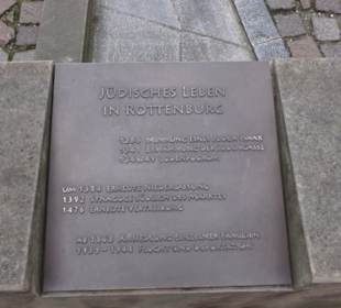 Denkmal Jüdisches Leben in Rottenburg