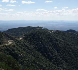 Die Anfahrt mit Blick in die Ebene