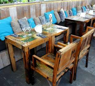 Impressionen vom Terrassenambiente des "Ginger"