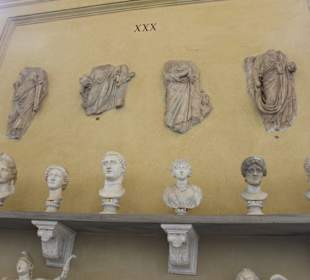 Pictures of statue in Vatican Museum, Rome, Italy