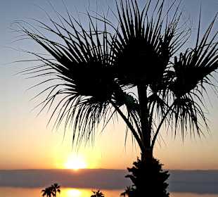 Sonnenuntergang am Toten Meer