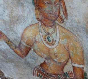 "Wolkenmädchen" / Sigiriya Rock
