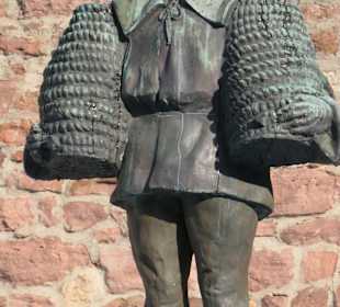 Denkmal für Peter Heil, dem Retter von Kissingen