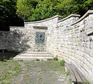 Blick auf das Rondell der Weserliedanlage
