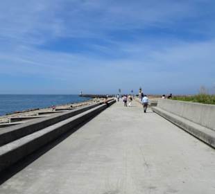 Die neue Nordmole des Douro