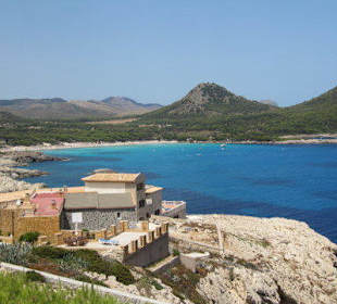 Blick auf Cala Agulla