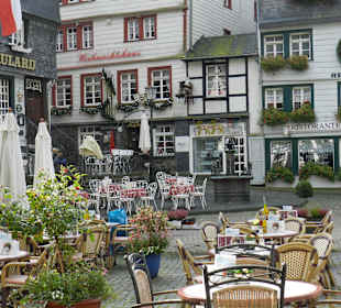 Blick zum Weihnachtshaus