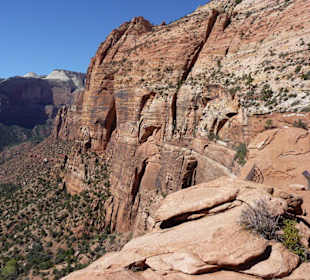 Der Canyon Overlook Aussichtspunkt