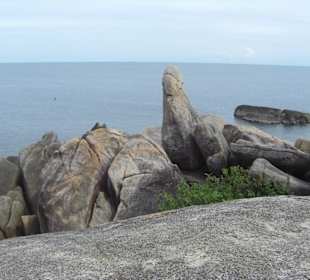 Großvater und Großmutter Felsen