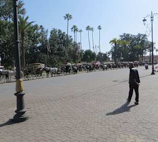 Unterwegs in der Altstadt von Marrakesch