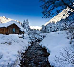 Landschaft im Winter - Ultental