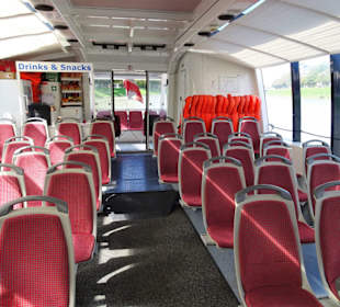 Blick in den Passagierraum der "Amadeus Salzburg"