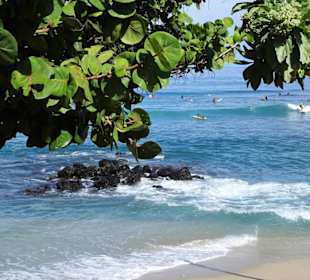Strandimpressionen an der Plage des Roches Noires