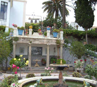 Im Garten des Don Bosco Hauses