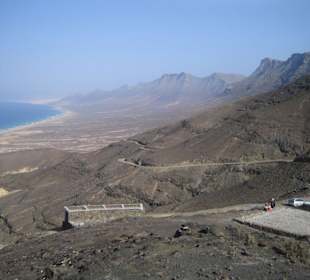 Blick auf den Strand von Cofete