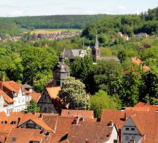 Blick vom Museumsturm über Hann. Münden