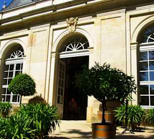 Der Eingang Englischer Pavillon 