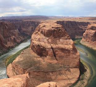 Ausblick auf den Horseshoe Bend