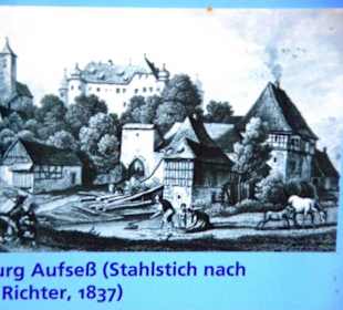 Als Vergleich die Burg Aufseß