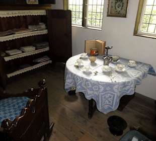 Blick in die Wohnstube des Bauerns