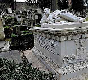 Gräber im Prot. Friedhof
