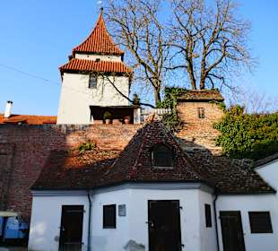 Hier am Wassermuseum steht der Michel
