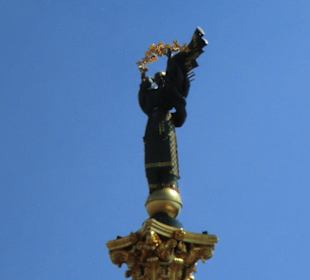 Statue Unabhängigkeitsplatz Kiew