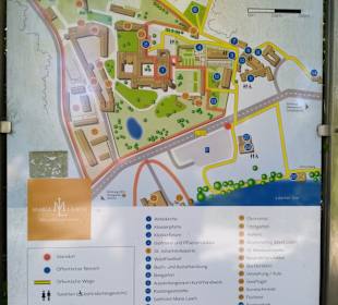 Lageplan der Analge