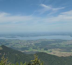 Ausblick vom ca. 1674 Meter hohen Hochfelln