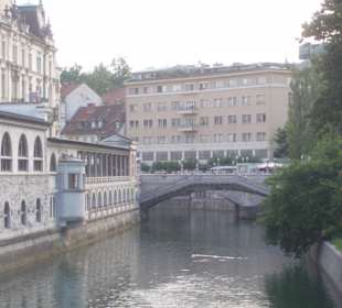 Stadt und Altstadt Ljubljana