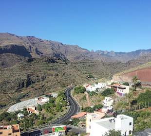 Blick in die Berge von La Gomera