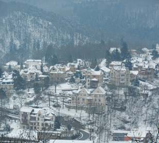 Blick auf das Villenviertel v. Eisenach