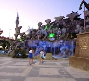 Wasserfall im Ort Belek