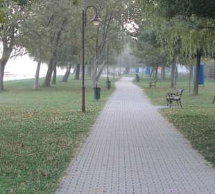 Der Abschnitt des Balaton nahe des Hotels