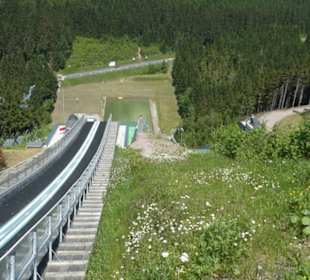 Bei den Skisprungschanzen im Kanzlersgrund