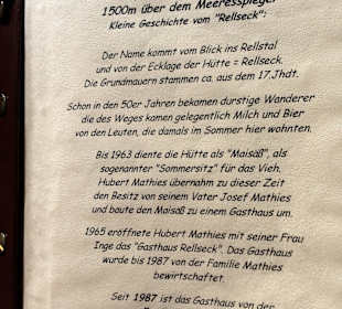 Besuch auf dem Rellseck: Information