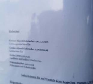 Speisekarte