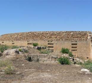 Blick von Hinten auf das Amphitheater