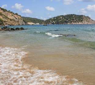 Nördliches Strandende S'Aigua Blanca