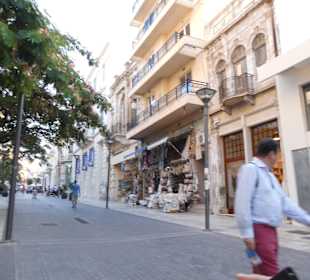 Shoppen und Essen in Altstadt Heraklion