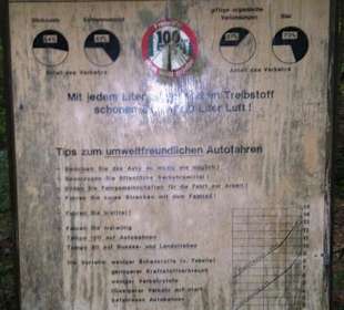 Tafeln im Wald Beschreibung