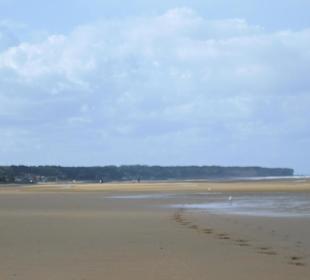 Omaha Beach bei Ebbe