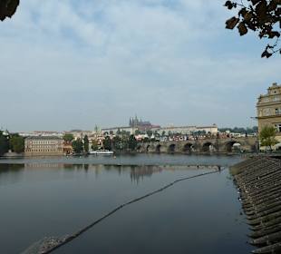 Blick über die Moldau