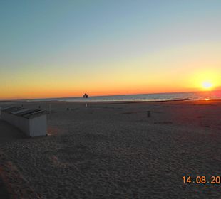 Strand bei Sonnenuntergang