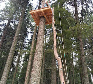 12 Meter zum Lift