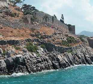 Lebrainsel Spinalonga bei Kreta