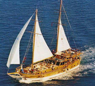 Delfininsel Bootsfahrt ab altem Hafen von Side