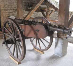 Kanone im Château de Chillon