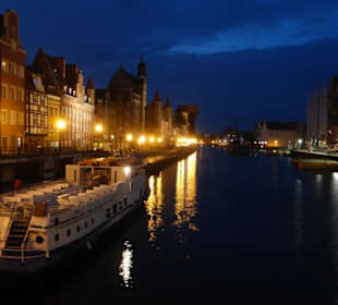 Die Lange Brücke in Danzig (ehemaliger Hafen-Kai)