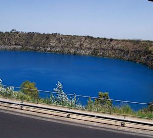 Blick auf den Blue Lake, Mt. Gambier